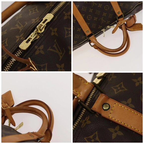LOUIS VUITTON Monogram Keepall 60 Boston Bag M41422 LV Auth yk17979 - Picture 16 of 16